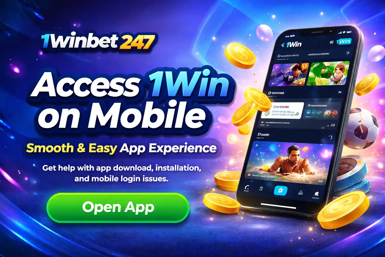 Access 1Win on Mobile