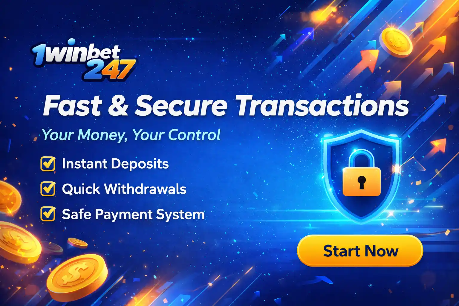 Fast Secure Transactions 1Win