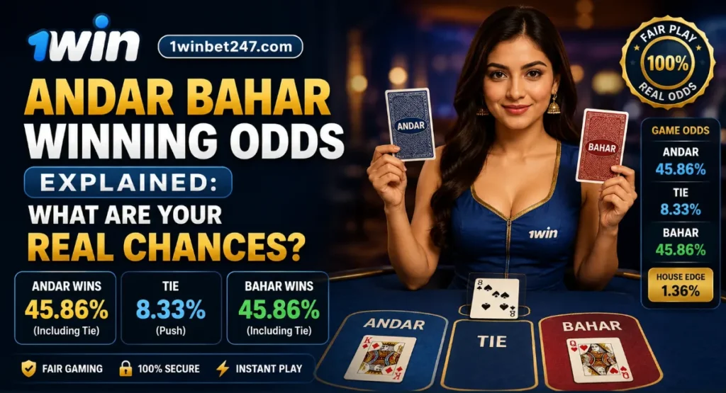Andar Bahar Winning Odds
